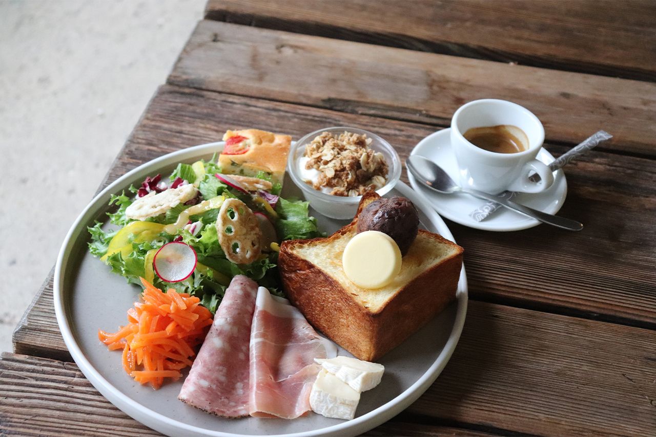 パンとエスプレッソと嵐山庭園