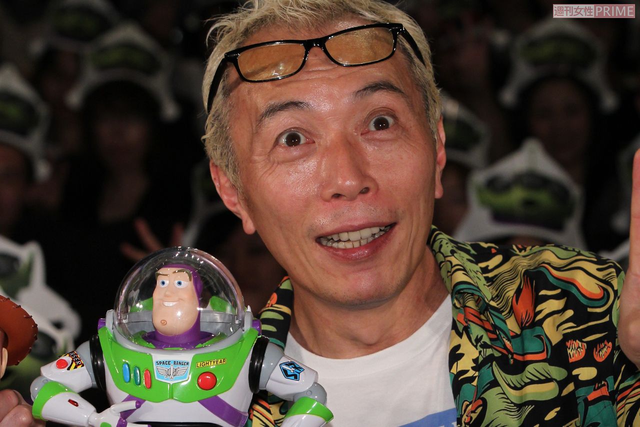 映画『トイ・ストーリー4』でも前作に引き続きバズ・ライトイヤーの声優を担当した所ジョージ（写真は『トイ・ストーリー3』の当時のもの）