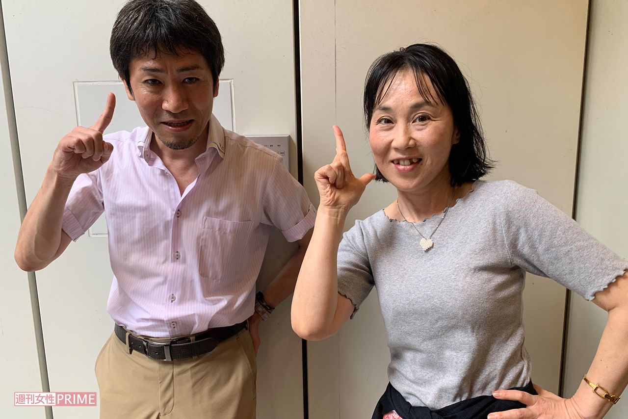 吉成安友先生（左）と三松真由美先生（右）