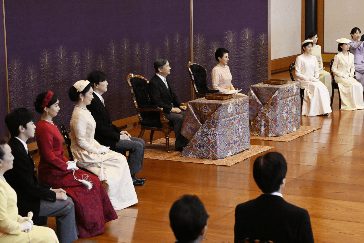 皇居・宮殿「松の間」で古式ゆかしく行われた「歌会始の儀」（2026年1月14日）写真／共同通信