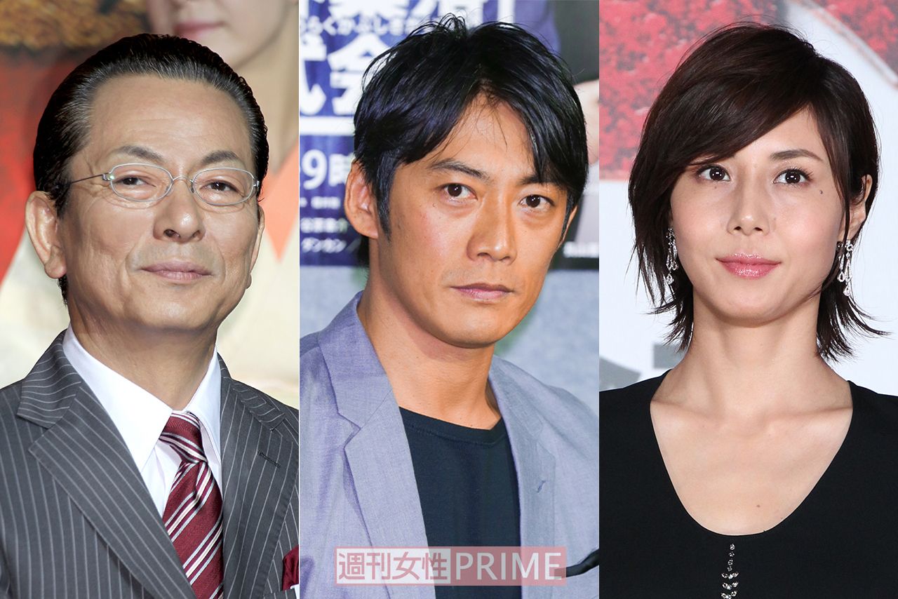 （左から）水谷豊、反町隆史、松嶋菜々子