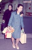 1968年、イギリスに向かう吉永小百合
