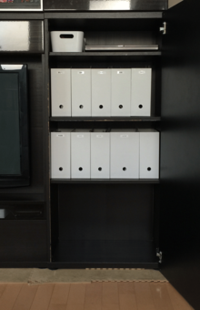 ファイリングするとスッキリ！