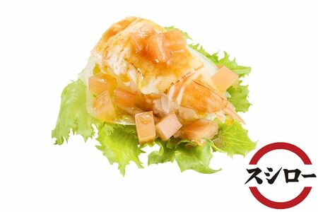 【スシロー】炙りえびチーズのサラダ寿司