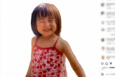 幼少期の森七菜（本人のインスタグラムより）