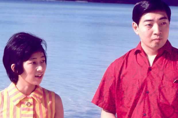 結婚から5年後、グアムでの甯子さんと近衞忠煇さん