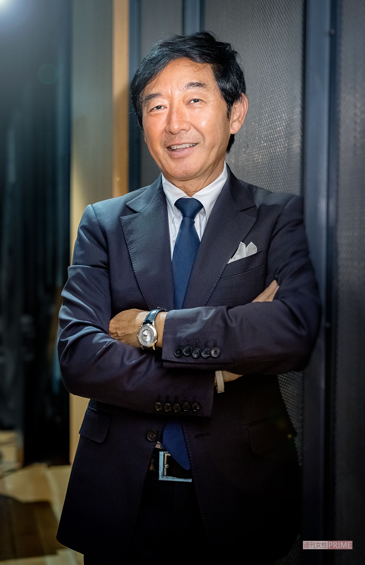 50歳から6歳（!）まで、現在子どもは5人。「まだまだ頑張らないと」撮影／佐藤靖彦