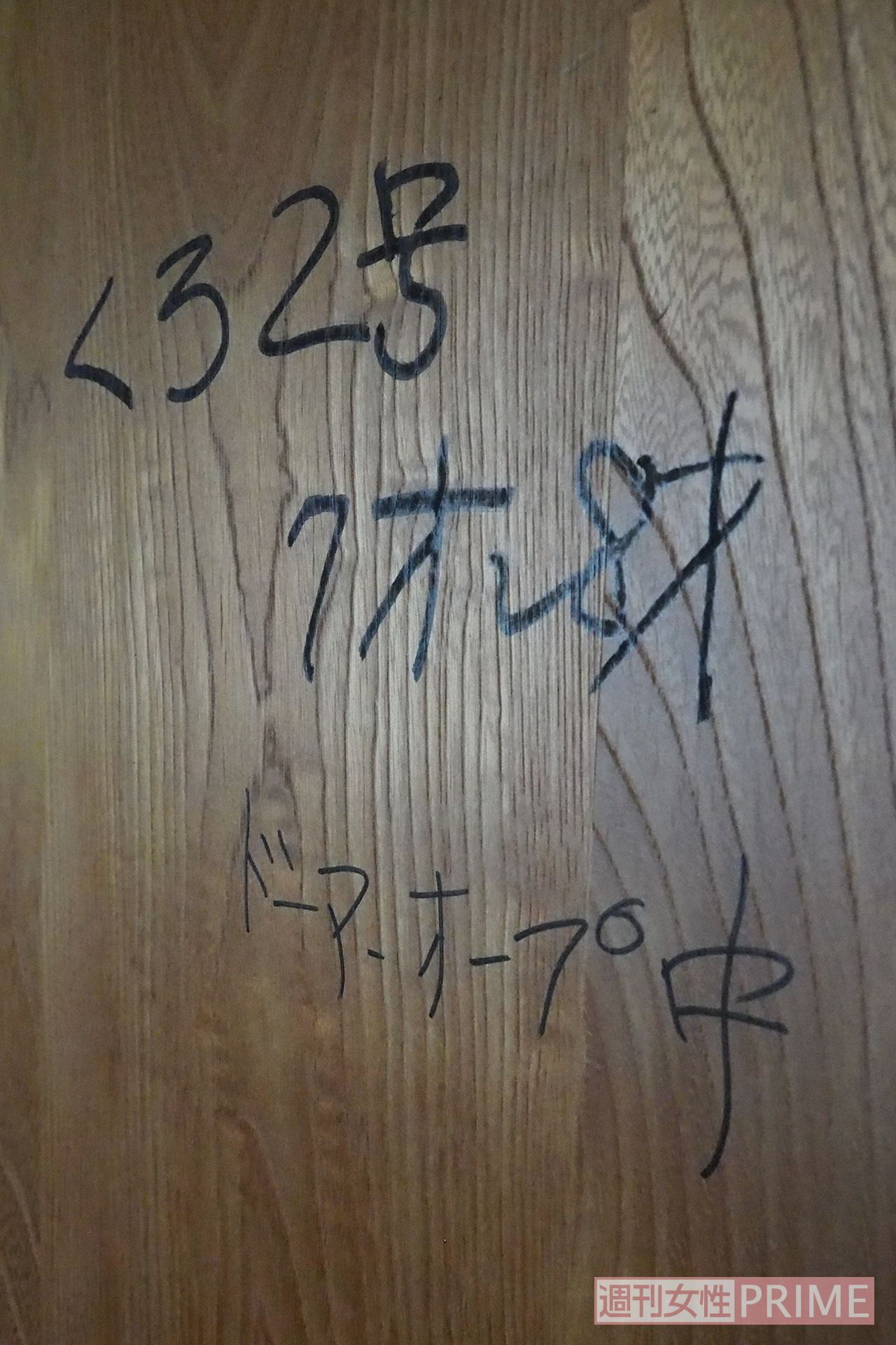 各部屋の扉にはそこにいたであろう猫の名前が