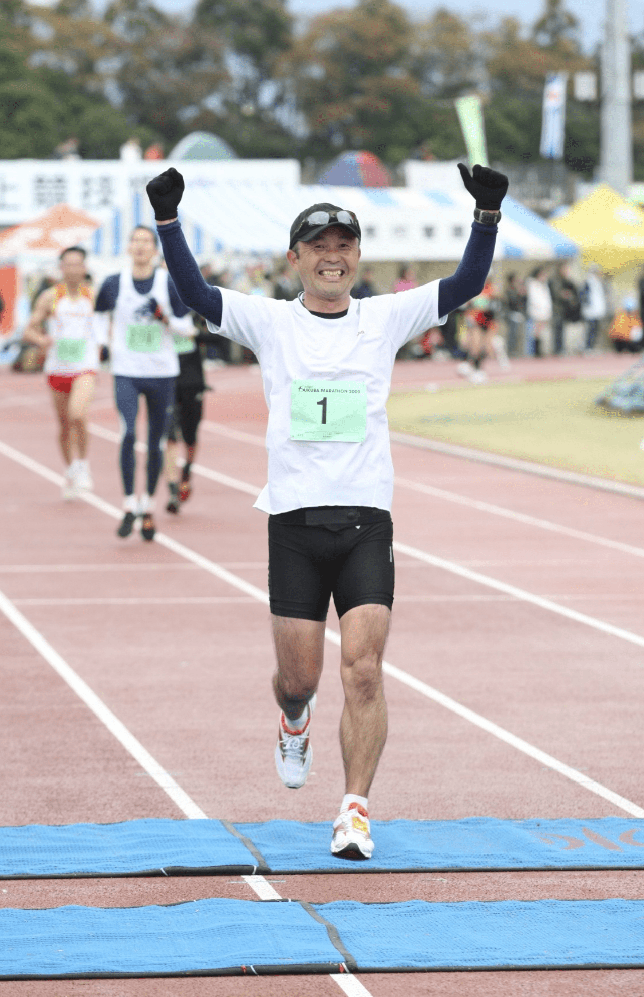 '09年のつくばマラソンで手術後初めてサブスリーを達成