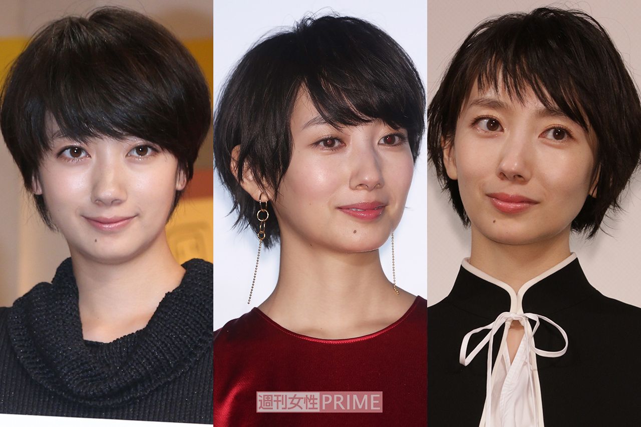 波瑠（写真左から'13年・22歳、'18年・27歳、'20年・29歳）