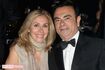 ゴーン容疑者(右)と再婚した妻・キャロル氏=2015年撮影
