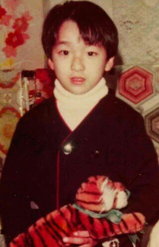 幼いころのYOSHIKI（YOSHIKIのインスタグラムより）