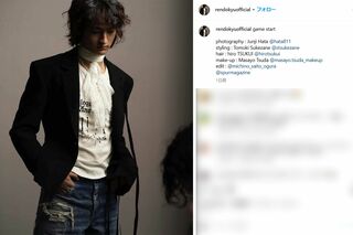 モデルデビューを果たした道休蓮（本人インスタグラムより）