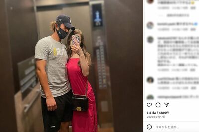 西武・今井達也が公開した美人インフルエンサーとの交際（公式インスタグラムより）