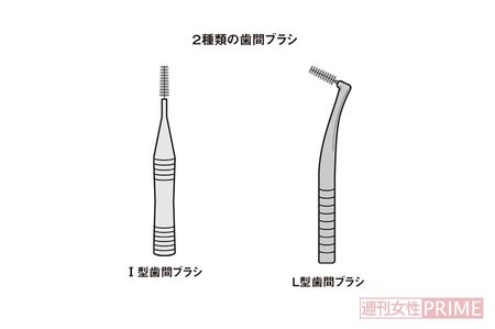 2種類の歯間ブラシ