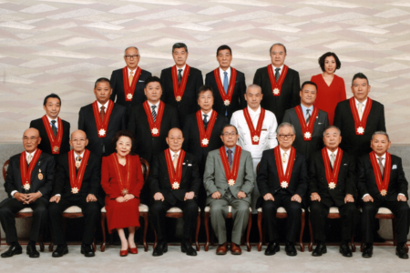 日本西洋料理最高技術者協会「八重洲会」の金章授与式にて