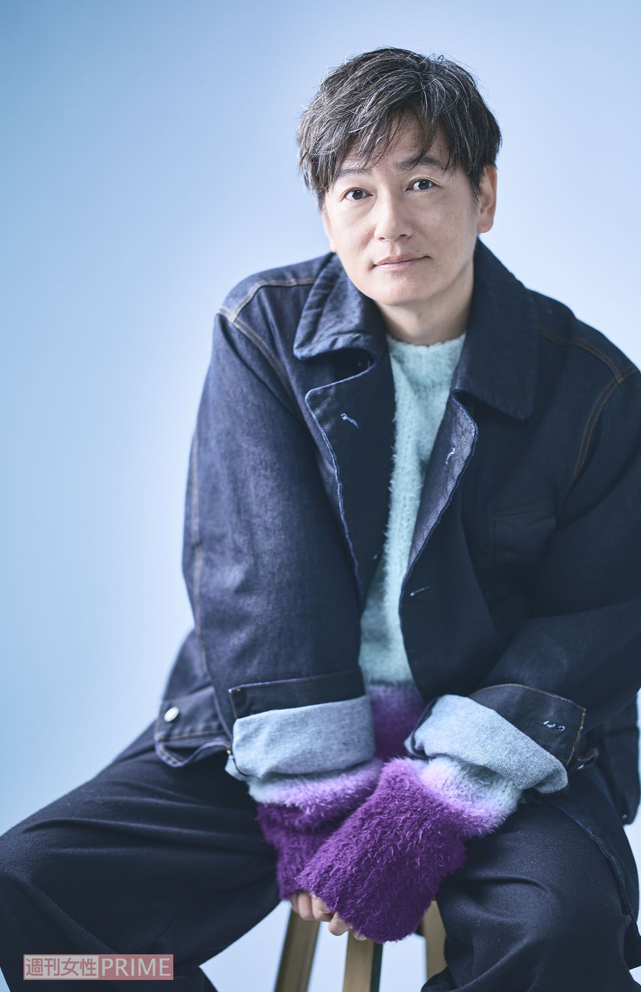 井浦新　撮影／廣瀬靖士 ヘアメイク／山口恵理子 スタイリング／上野健太郎 衣装協力／sacai、FRANK LEDER、 Hender Scheme