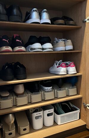 便利グッズを使えば靴箱もこんなにスッキリ！