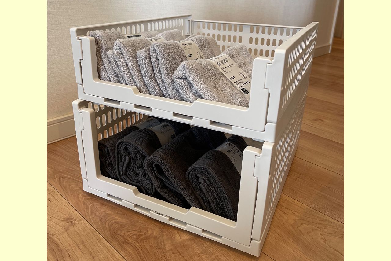 『クローゼット収納ケース（33.7×40.5×18.5cm）』