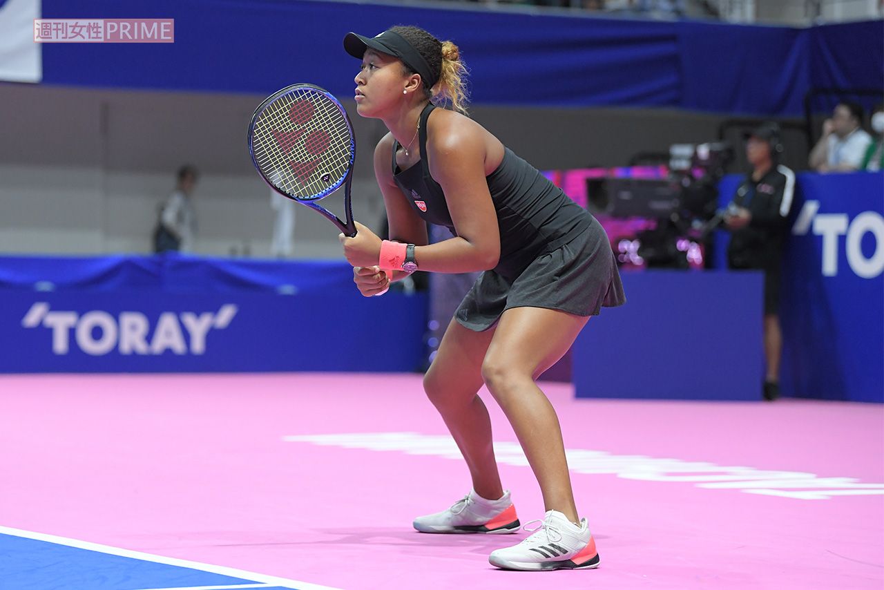 セリーナ・ウィリアムズを破り、グランドスラム初優勝を果たした'18年。凱旋トーナメントでは大きな注目を集めた