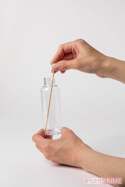 美容成分を乳化させる