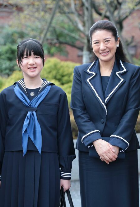 2014年4月　学習院中等科の入学式　