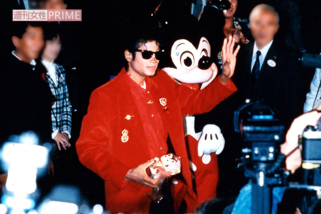 1987年9月29日、東京ディズニーランドを貸し切りにしたこともあるマイケル・ジャクソン