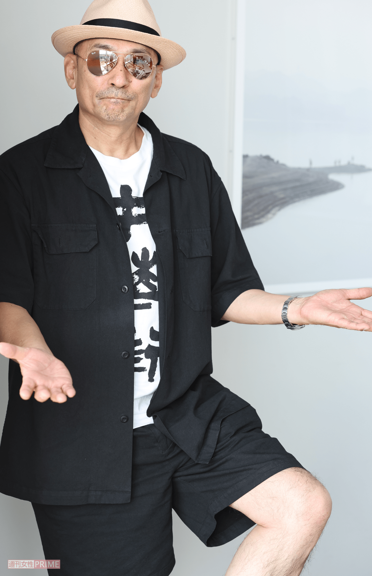 コワモテだけど、話すと優しい。人間的な魅力あふれるクレイジー・ケン（撮影／近藤陽介）