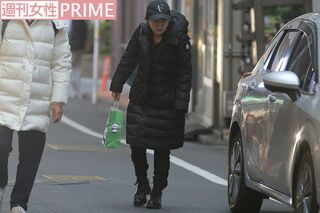 2025年2月、卓球教室を終えた会場を後にする福原愛