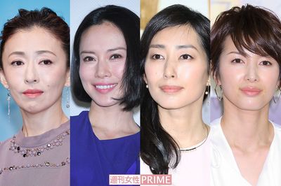 中谷美紀、松雪泰子、木村多江、吉瀬美智子の「ハデ顔vs薄顔」老化対決に高須院長が警告
