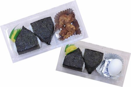 『お弁当のポパイ』おにぎり弁当（『お弁当のポパイ』より）