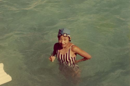 水泳でジュニアオリンピックに出場したことも