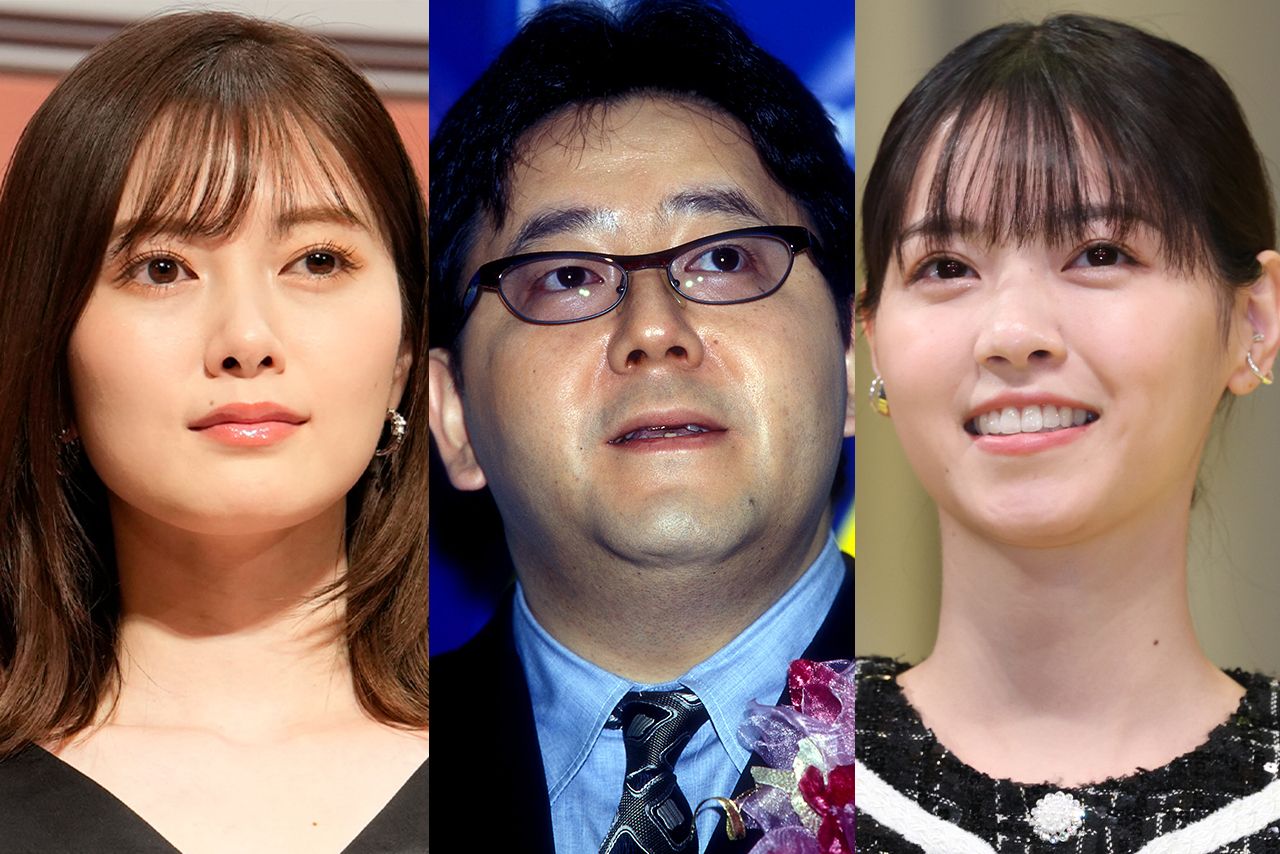 秋元康ドラマは最終回が不評なものが多い。話題性だけで引っ張る手法と理解して見たほうがいい!?（左から）白石麻衣、秋元康、西野七瀬