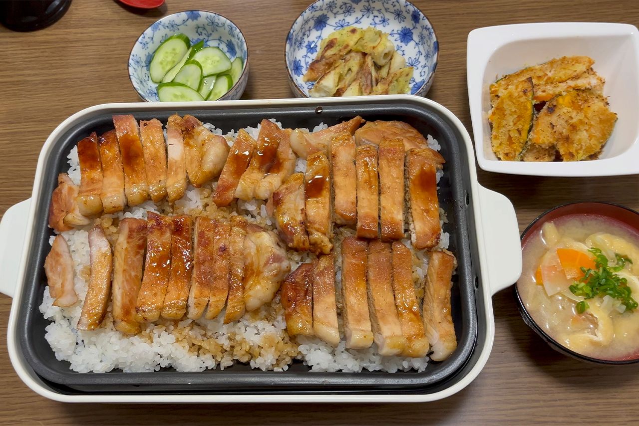 ホットプレートでパーティー風