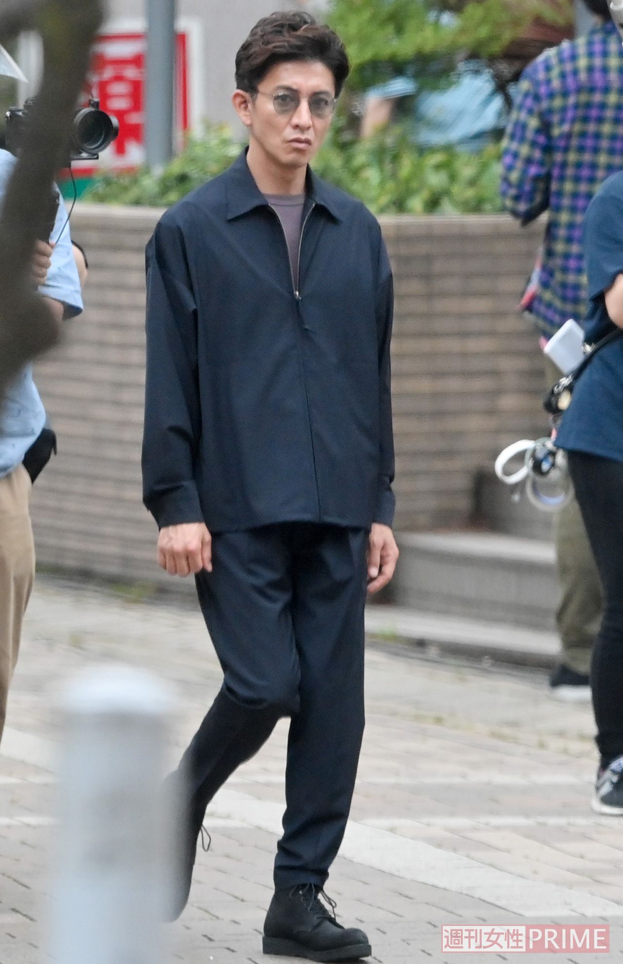 『BG』での木村拓哉、横浜市仲町台駅周辺。仲町台の商店街などもよくロケ地で使用されます。