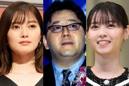 秋元康ドラマは最終回が不評なものが多い。話題性だけで引っ張る手法と理解して見たほうがいい!?（左から）白石麻衣、秋元康、西野七瀬