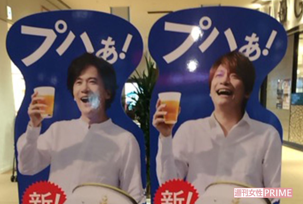 『ららぽーと豊洲』には等身大のパネルが展示されている