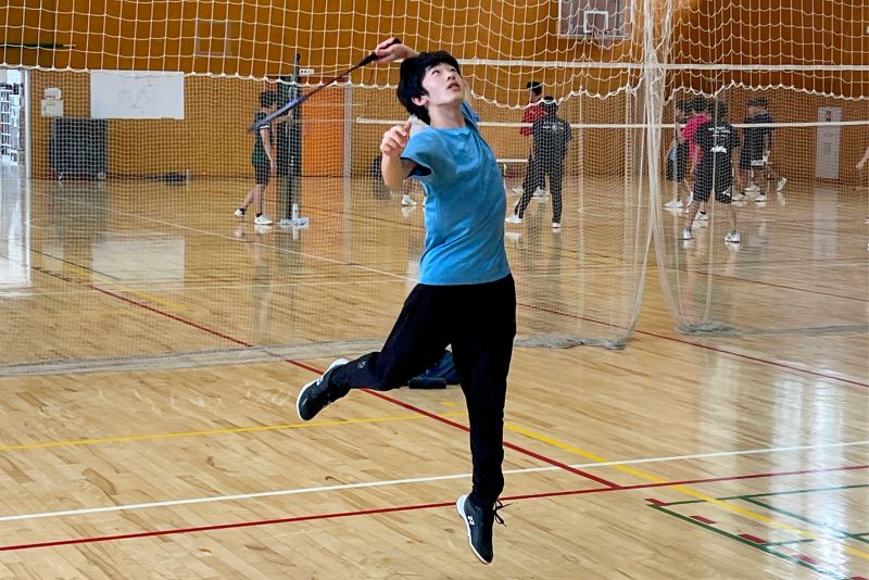 筑波大学附属高校ではバドミントン部に所属