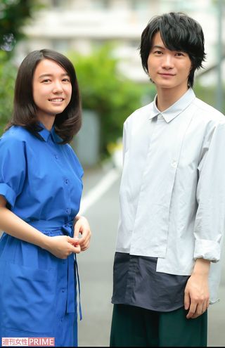 『君の名は。』で、声の出演を務めた神木隆之介と上白石萌音　撮影／佐藤靖彦