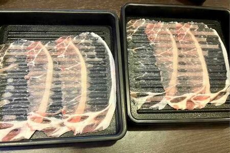 薄すぎるとして拡散され、“ステルス肉”や“スケル豚（トン）”と話題になった『しゃぶ葉』の提供メニュー（Xより）