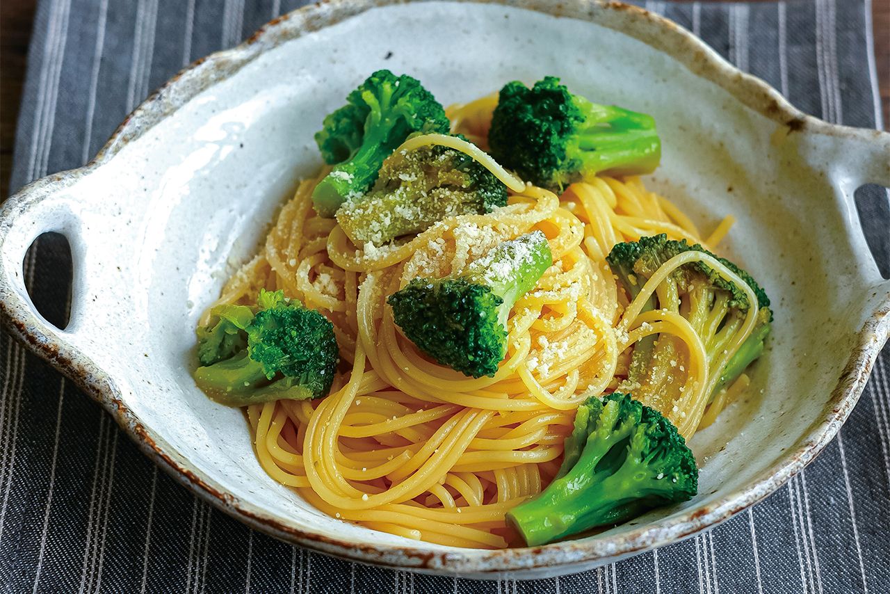 ブロッコリーの和風パスタ　撮影／松山絵美