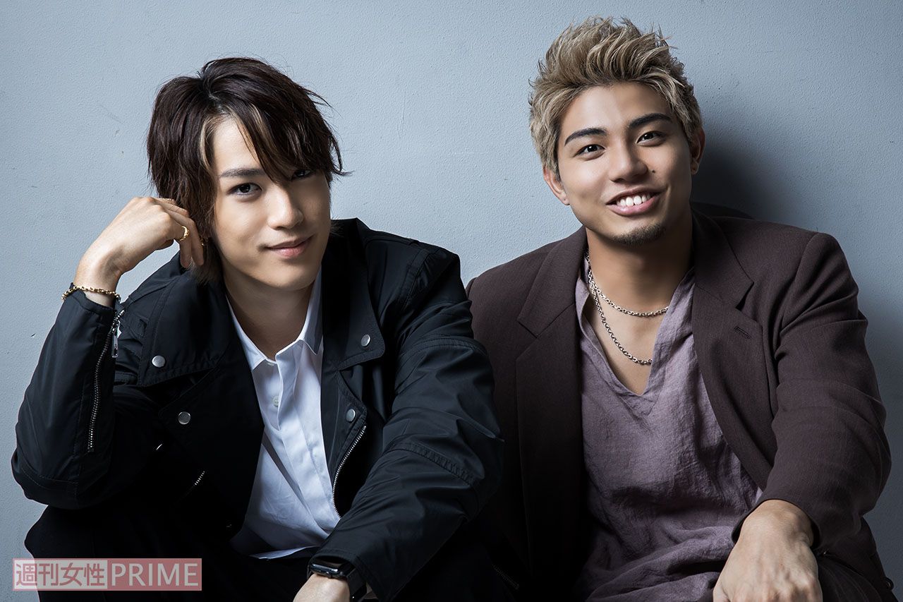 （左から）藤原樹、武知海青　撮影／廣瀬靖士