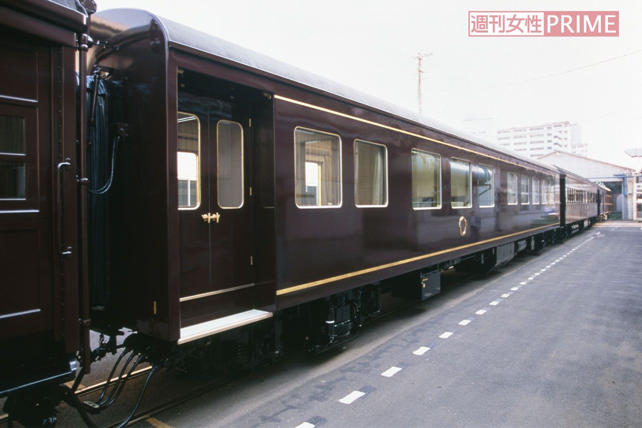 '96年10月にリニューアルされたお召し列車。外装、内装ともに豪華