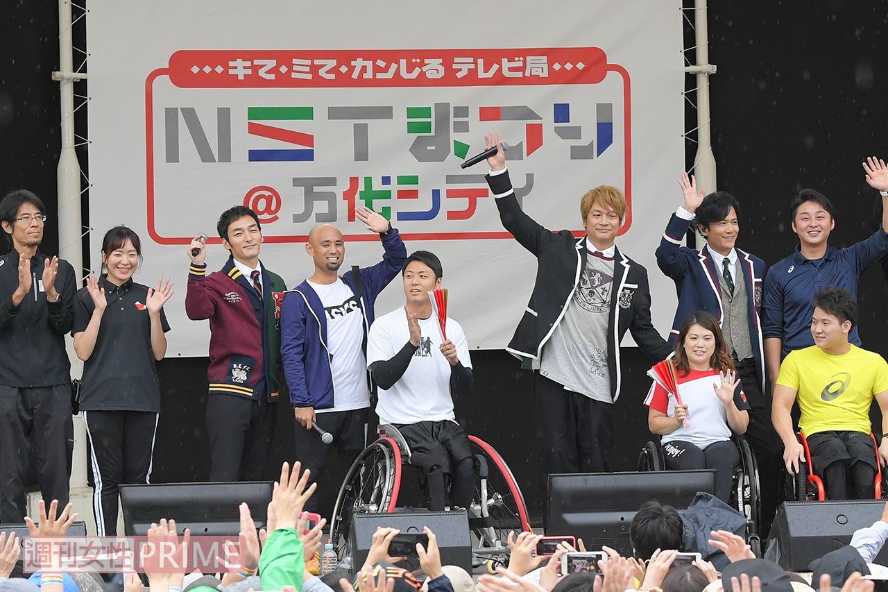 平昌パラリンピックにも行った香取はパラスポーツへの思いを熱く語り、「2020年を前に、会場に行ってパラスポーツをぜひ1度、経験、体験してほしい！」　撮影／渡邊智裕