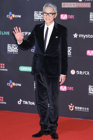 　韓国でも松重主演のドラマ『孤独のグルメ』のファンが多いことからプレゼンテーターに。「全州ビビンバが忘れられないです」と。　撮影／吉岡竜紀