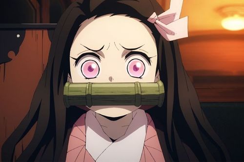 炭治郎の妹、竈門禰豆子（かまど・ねづこ）『劇場版「鬼滅の刃」無限列車編』（(c)吾峠呼世晴／集英社・アニプレックス・ufotable／東洋経済オンライン）