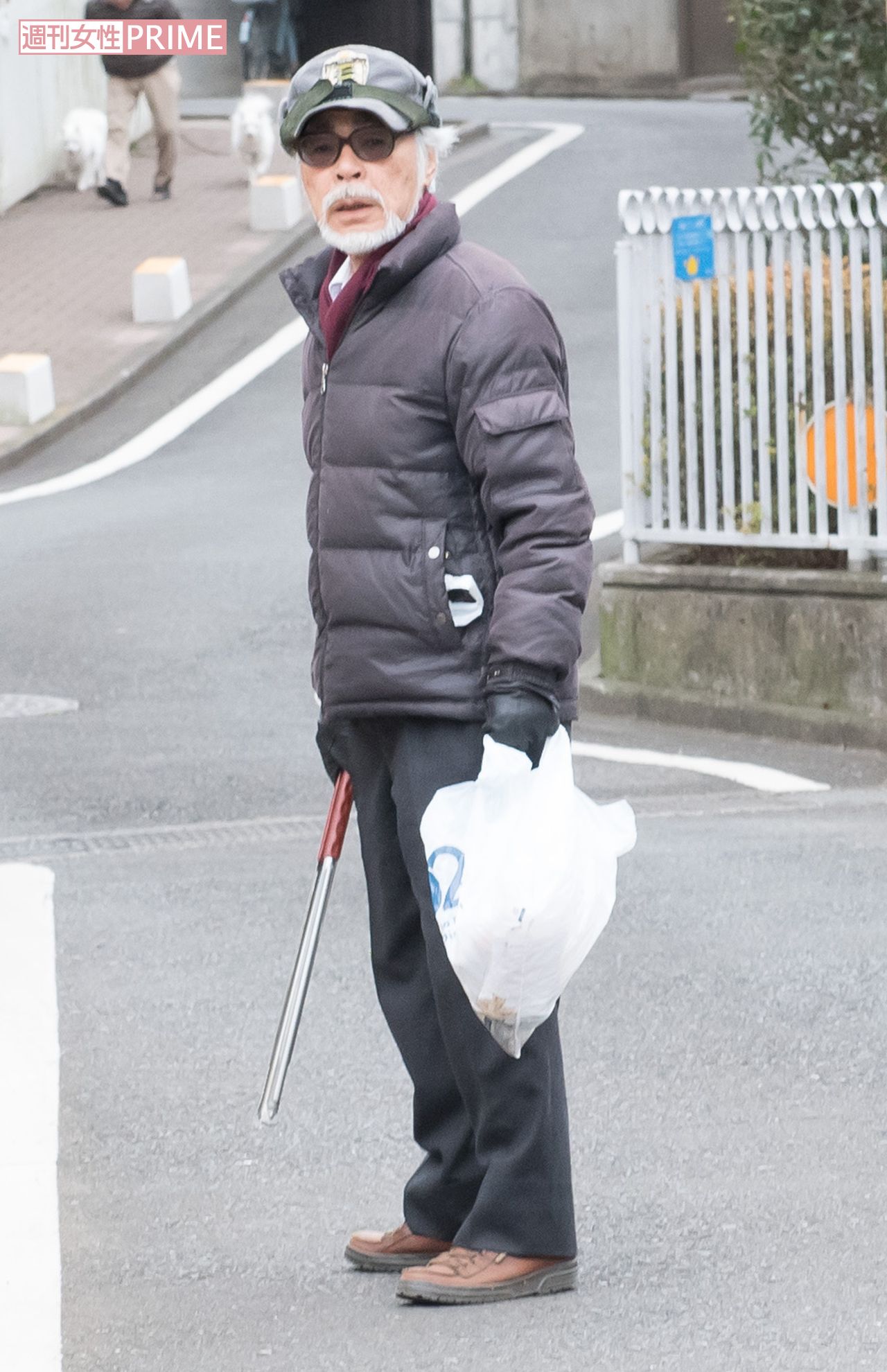 自宅近くの“トトロの森”で、毎朝1時間以上かけてゴミ拾いをしている宮崎駿