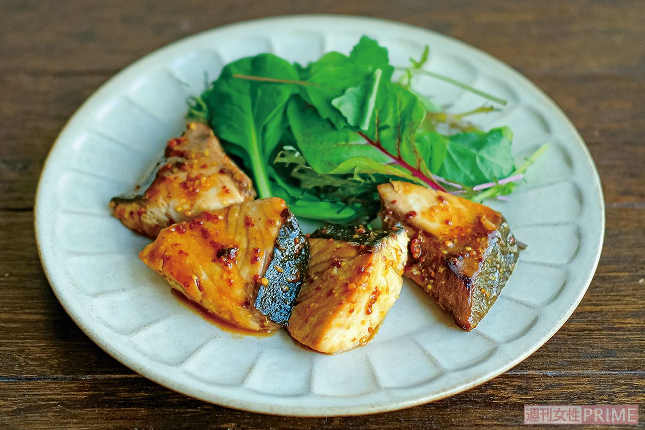 ぶりのマスタードぽん酢焼き　撮影／松山絵美