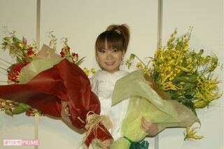 2003年、モーニング娘。でのラストコンサートで卒業会見を開いた保田圭