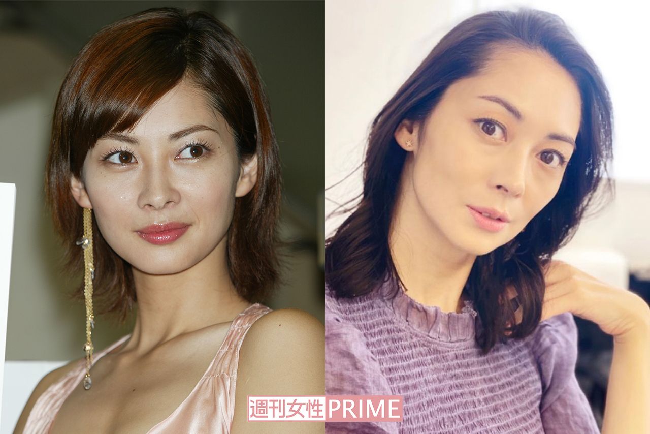 伊東美咲（2003年・26歳、2021年・44歳　※44歳は本人のインスタグラムより）